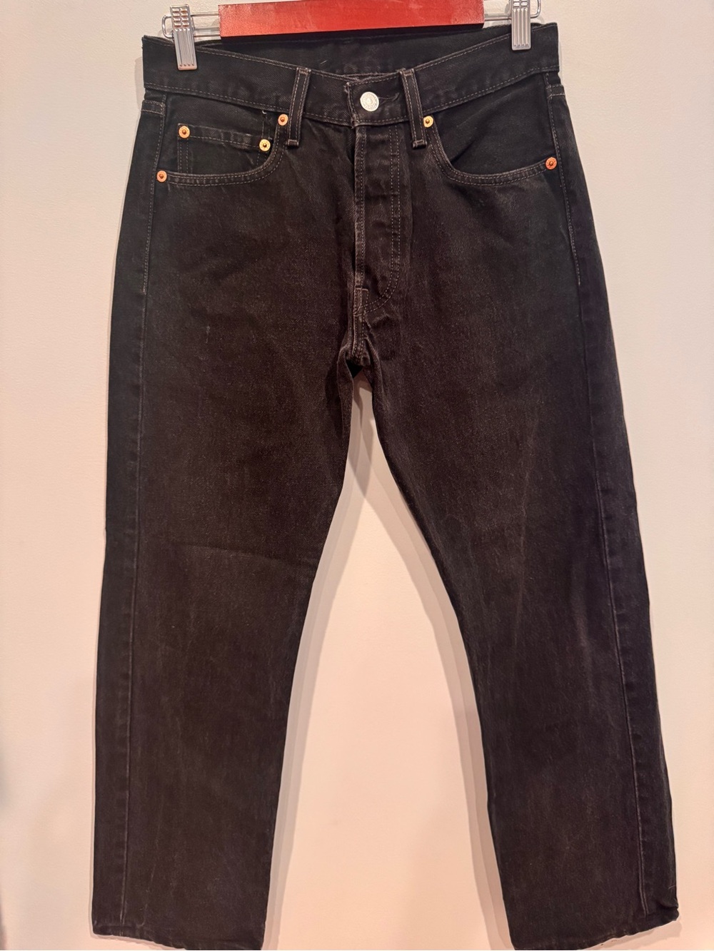 Vintage Y2K Levi’s 501 Buttonfly Black